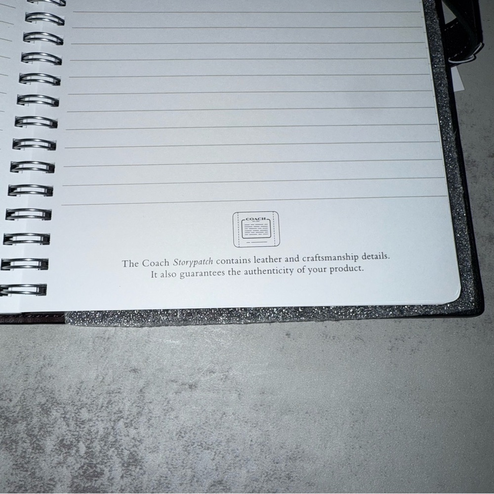 Coach black cherry print Notebook - Picture 7 of 7